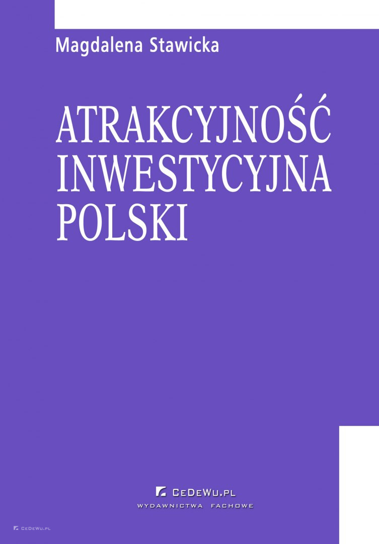 Atrakcyjność Inwestycyjna Polski > Wydawnictwo Cedewu - Księgarnia ...